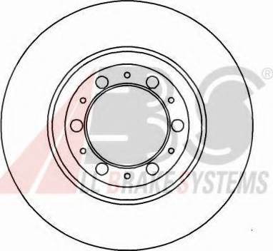 A.B.S. 16505 OE - Тормозной диск autospares.lv