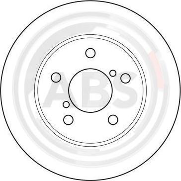 A.B.S. 16631 - Тормозной диск autospares.lv