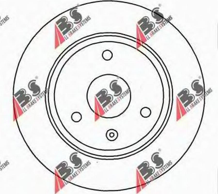 A.B.S. 16034 - Тормозной диск autospares.lv