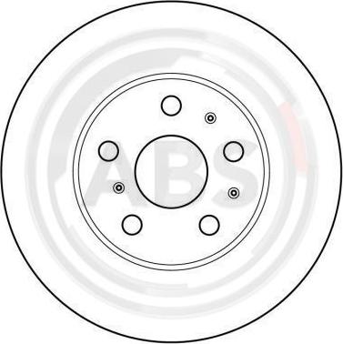 A.B.S. 16021 - Тормозной диск autospares.lv