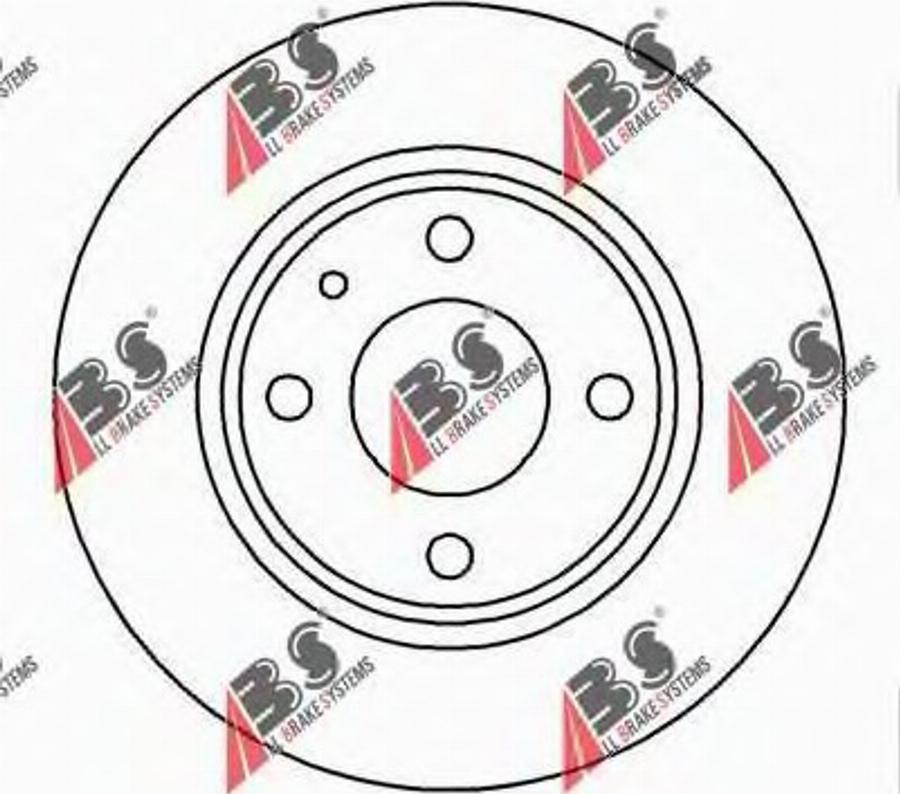 A.B.S. 16162 - Тормозной диск autospares.lv