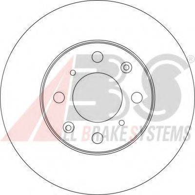 A.B.S. 16117 OE - Тормозной диск autospares.lv