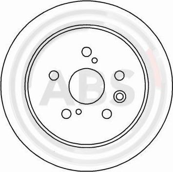 A.B.S. 16178 - Тормозной диск autospares.lv