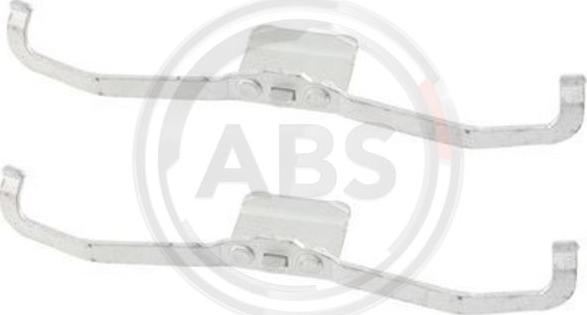 A.B.S. 1639Q - Комплектующие для колодок дискового тормоза autospares.lv