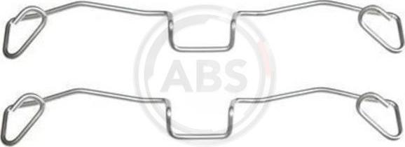 A.B.S. 1633Q - Комплектующие для колодок дискового тормоза autospares.lv