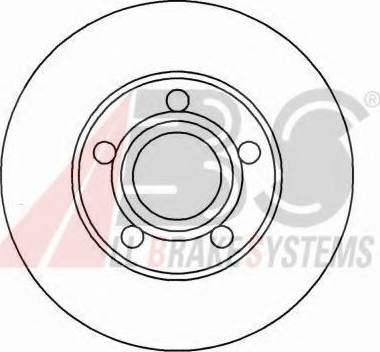 A.B.S. 16248 OE - Тормозной диск autospares.lv