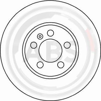 A.B.S. 16265 - Тормозной диск autospares.lv