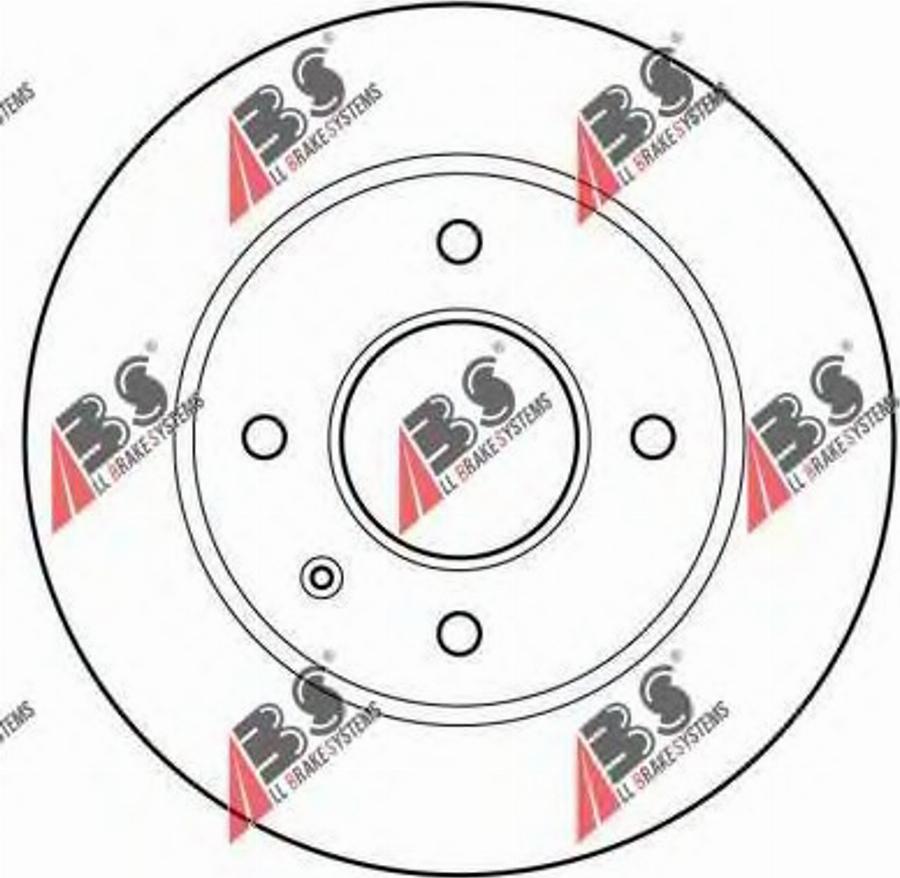 A.B.S. 16266 - Тормозной диск autospares.lv