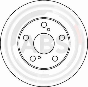A.B.S. 16220 - Тормозной диск autospares.lv