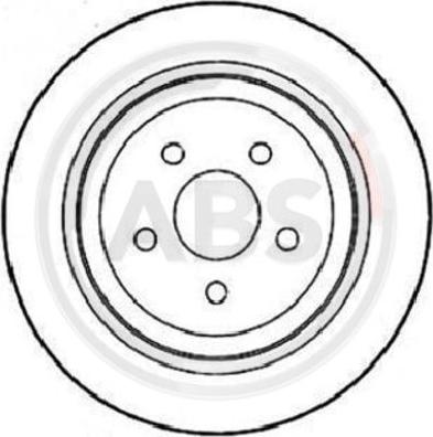 A.B.S. 16715 - Тормозной диск autospares.lv