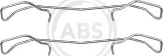 A.B.S. 1678Q - Комплектующие для колодок дискового тормоза autospares.lv