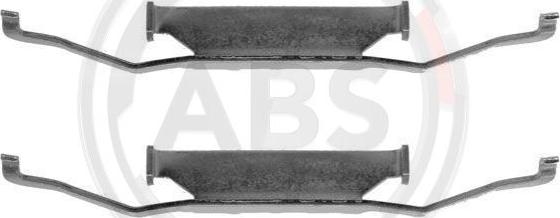 A.B.S. 1054Q - Комплектующие для колодок дискового тормоза autospares.lv