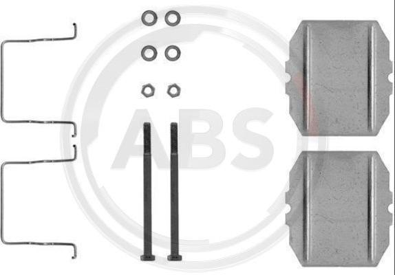 A.B.S. 1053Q - Комплектующие для колодок дискового тормоза autospares.lv