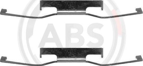 A.B.S. 1011Q - Комплектующие для колодок дискового тормоза autospares.lv