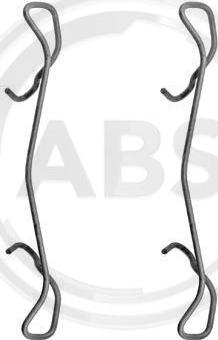 A.B.S. 1189Q - Комплектующие для колодок дискового тормоза autospares.lv