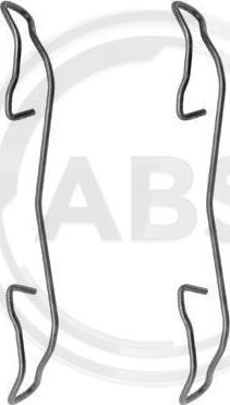 A.B.S. 1187Q - Комплектующие для колодок дискового тормоза autospares.lv