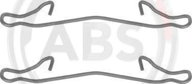 A.B.S. 1121Q - Комплектующие для колодок дискового тормоза autospares.lv
