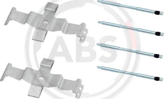 A.B.S. 1886Q - Комплектующие для колодок дискового тормоза autospares.lv