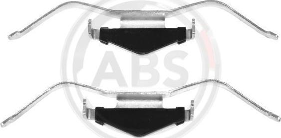 A.B.S. 1297Q - Комплектующие для колодок дискового тормоза autospares.lv