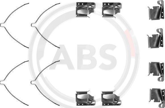 A.B.S. 1269Q - Комплектующие для колодок дискового тормоза autospares.lv