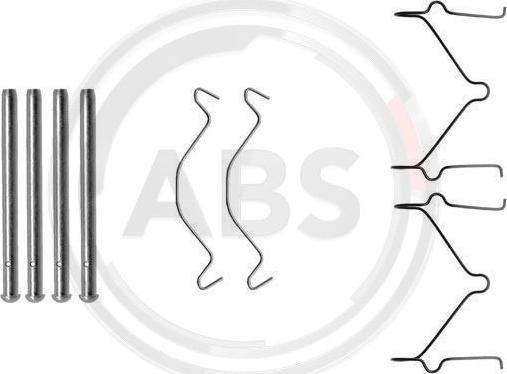 A.B.S. 1209Q - Комплектующие для колодок дискового тормоза autospares.lv