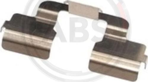 A.B.S. 1797Q - Комплектующие для колодок дискового тормоза autospares.lv