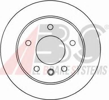 A.B.S. 17061 OE - Тормозной диск autospares.lv