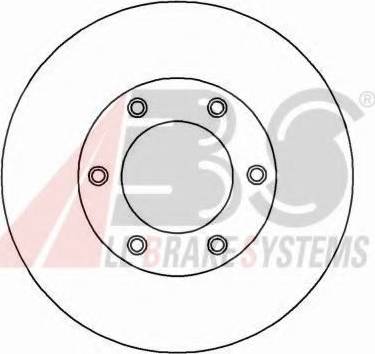 A.B.S. 17015 OE - Тормозной диск autospares.lv