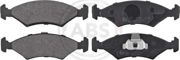 A.B.S. 36997 - Тормозные колодки, дисковые, комплект autospares.lv