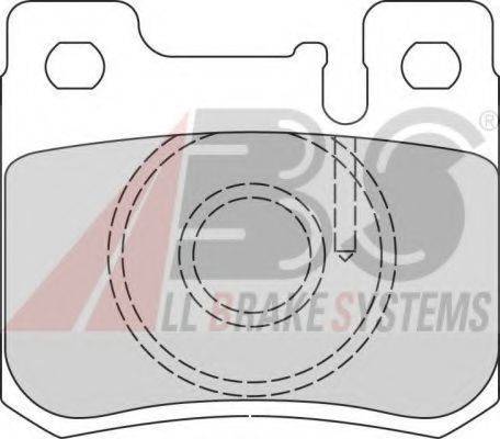 A.B.S. 36498/2 OE - Тормозные колодки, дисковые, комплект autospares.lv