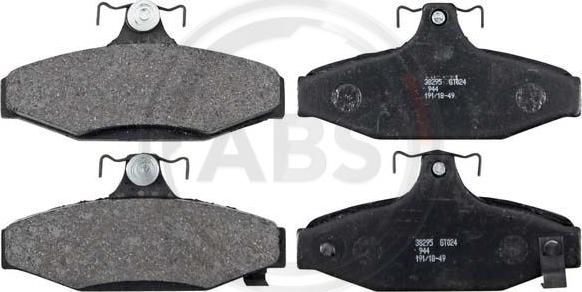A.B.S. 38295 - Тормозные колодки, дисковые, комплект autospares.lv