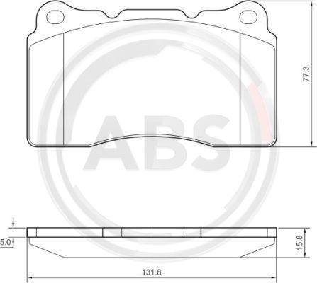 A.B.S. 37479 - Тормозные колодки, дисковые, комплект autospares.lv