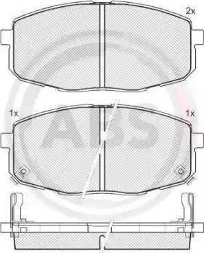 Sangsin Brake SP1162 - Тормозные колодки, дисковые, комплект autospares.lv