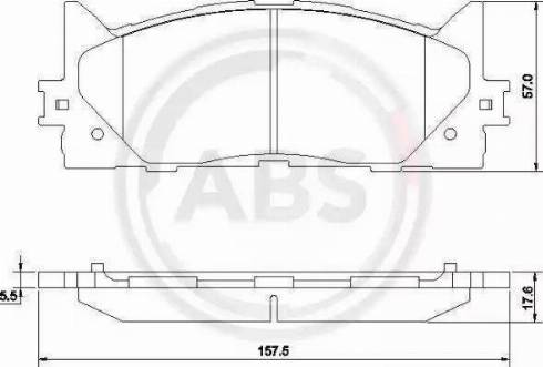 Remsa 1233.00 - Тормозные колодки, дисковые, комплект autospares.lv