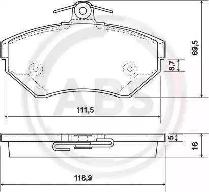 Remsa 631 00 - Тормозные колодки, дисковые, комплект autospares.lv