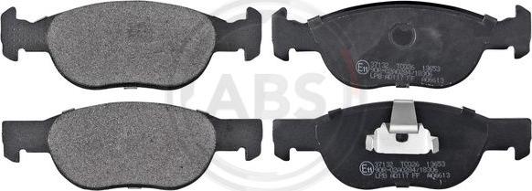 A.B.S. 37132 - Тормозные колодки, дисковые, комплект autospares.lv