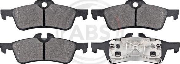 A.B.S. 37305 - Тормозные колодки, дисковые, комплект autospares.lv