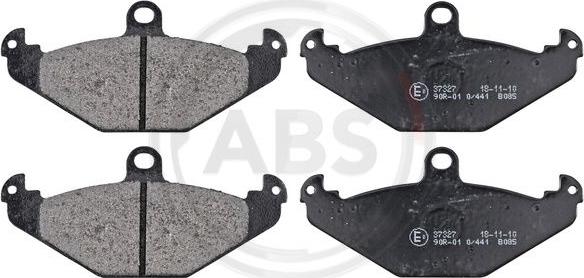 A.B.S. 37327 - Тормозные колодки, дисковые, комплект autospares.lv