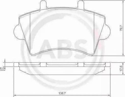 A.B.S. 37290 OE - Тормозные колодки, дисковые, комплект autospares.lv