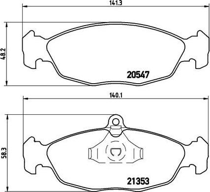 A.B.S. P59011 - Тормозные колодки, дисковые, комплект autospares.lv