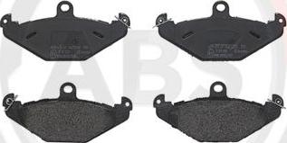 A.B.S. P59026 - Тормозные колодки, дисковые, комплект autospares.lv