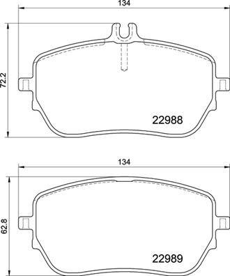 A.B.S. P50146 - Тормозные колодки, дисковые, комплект autospares.lv