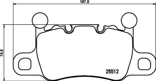 A.B.S. P65038 - Тормозные колодки, дисковые, комплект autospares.lv