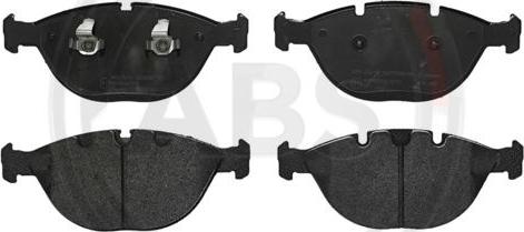 A.B.S. P06028 - Тормозные колодки, дисковые, комплект autospares.lv