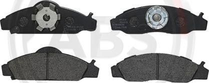 A.B.S. P15008 - Тормозные колодки, дисковые, комплект autospares.lv