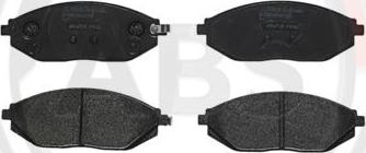 A.B.S. P10054 - Тормозные колодки, дисковые, комплект autospares.lv