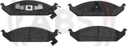 A.B.S. P11011 - Тормозные колодки, дисковые, комплект autospares.lv