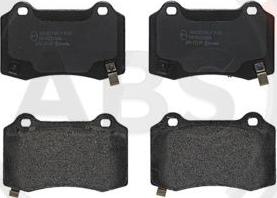 A.B.S. P11024 - Тормозные колодки, дисковые, комплект autospares.lv