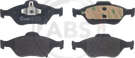 A.B.S. P83159 - Тормозные колодки, дисковые, комплект autospares.lv