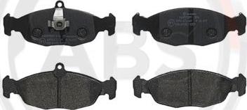 A.B.S. P36017 - Тормозные колодки, дисковые, комплект autospares.lv